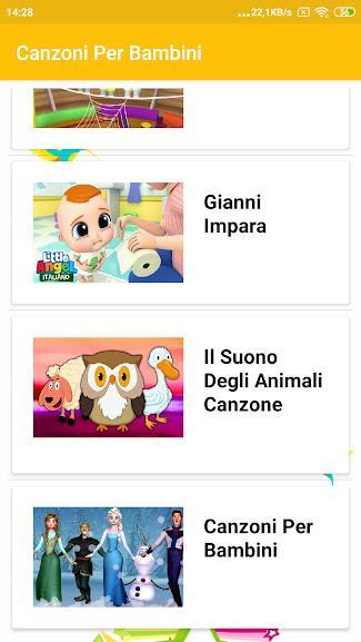 Canzoni Per Bambini For Android Apk Download