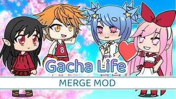 Gacha Merge الملصق