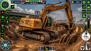 Real Road Construction Games постер