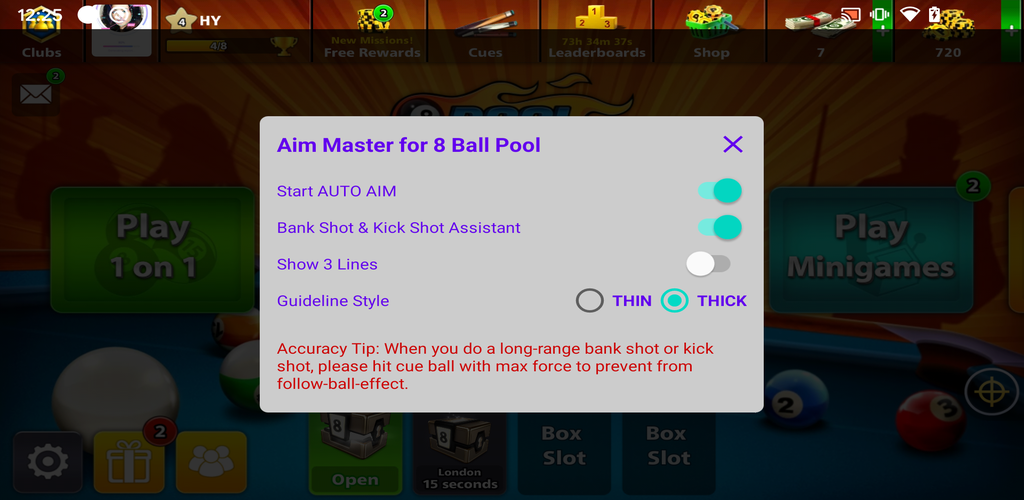 Aiming Master for 8 Ball Pool APK - Baixar app grátis para Android