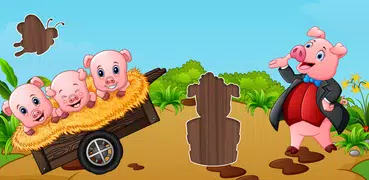 Kids Education Puzzle: Animals