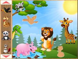 Kids Education Puzzle: Animals Ekran Görüntüsü 1