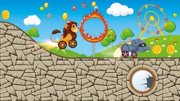 Animals Racing for Kids Ekran Görüntüsü 1