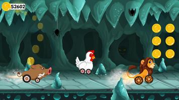 Animals Racing for Kids Ekran Görüntüsü 2