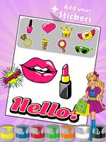 окраска косметики для девочек 💖💄 постер