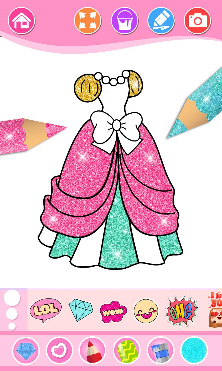 Download Glitter Beauty Coloring Book For Android Apk Download