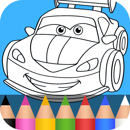 auto da colorare per bambini