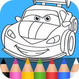 Voiture Coloriage Enfants Jeux icône