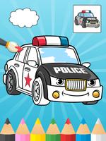 auto kleurplaten voor kinderen-poster