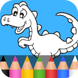 dinosaures à colorier 2 icône