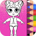 Lol Dolls Coloring Book, Lols & Dresses icono