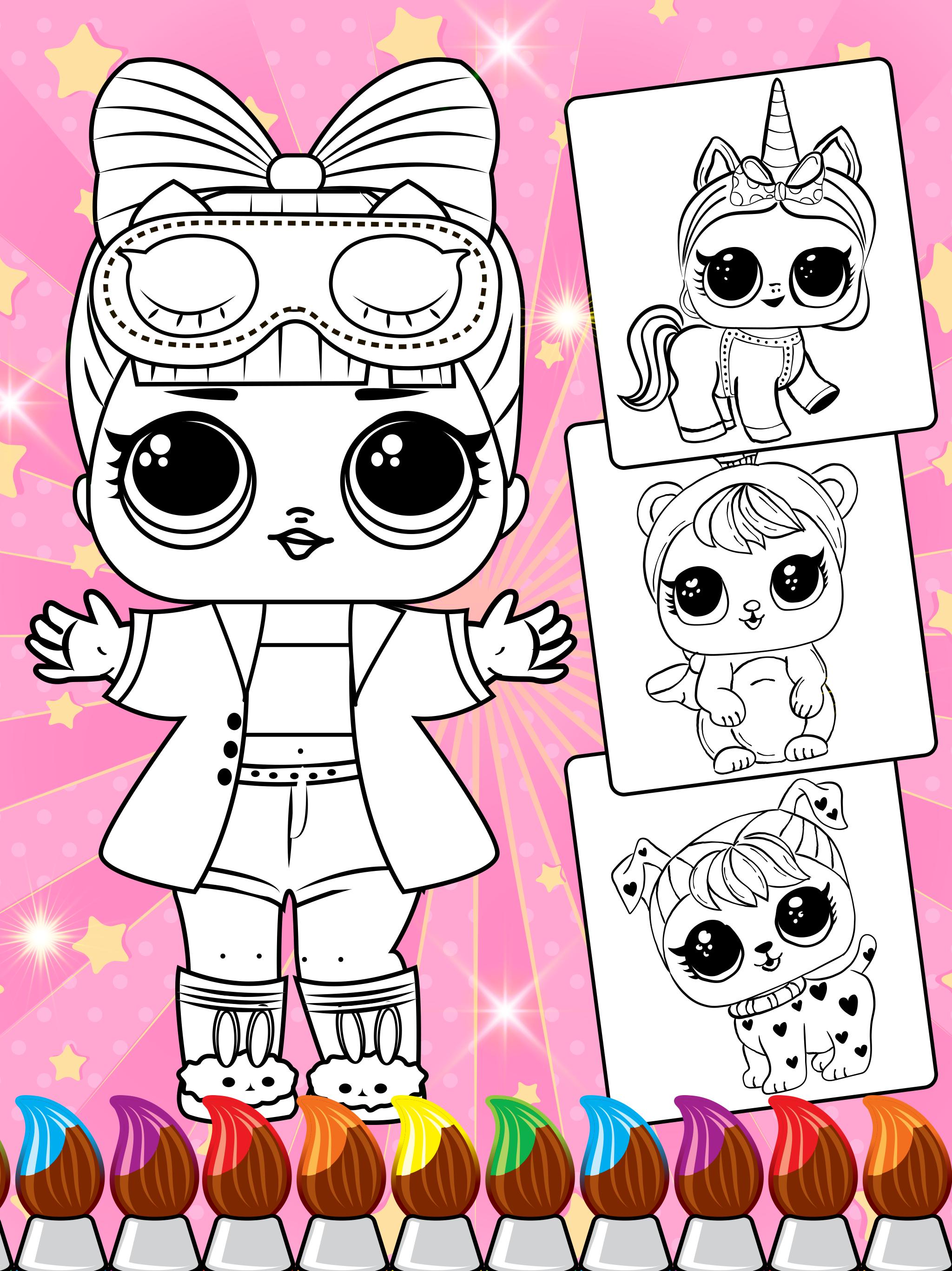 Lol Dolls Coloring Book Lols Dresses For Android Apk Download