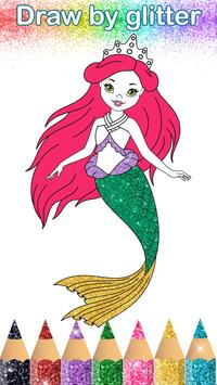 Glitter Dress Colouring Pages for Girls 截图 8