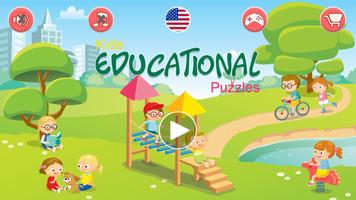 Preschool Puzzles: Letters, Numbers & Food poster