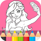 آیکون‌ Fashion Coloring Book