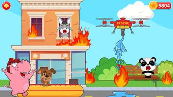 برنامه‌نما Kids Firefighter Truck Games عکس از صفحه