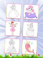 Princess Coloring Book 3 ภาพหน้าจอ 2