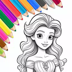 Baixar Colorir e Vestir Princesas XAPK