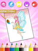 Princess Coloring Book & Games syot layar 2