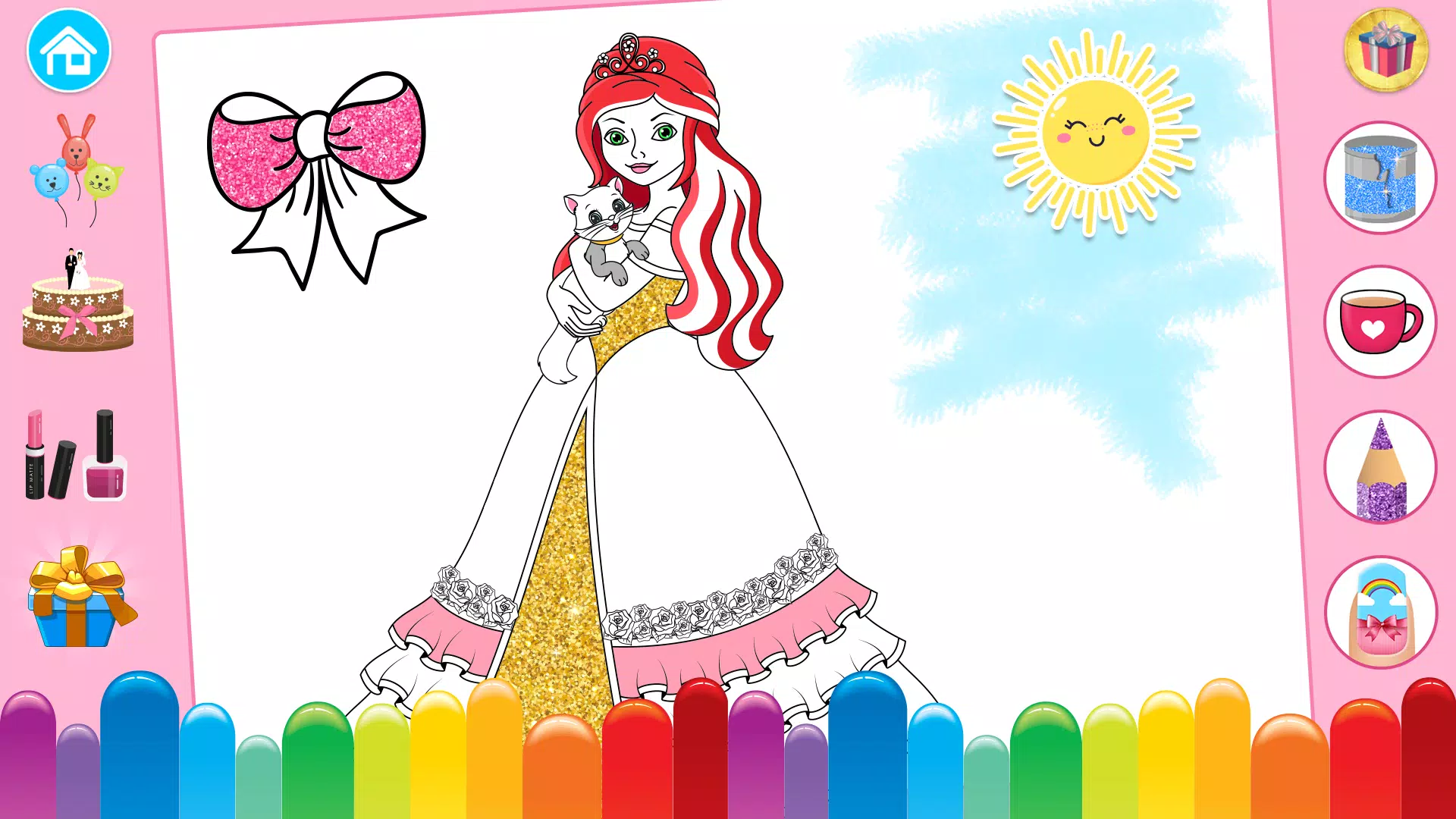 Download do APK de Colorir princesa jogo para Android