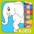 Icona animali da colorare bambini 2