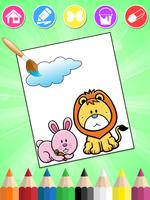 Tiere Färbung: Kinder-Spiel 2 Screenshot 1
