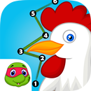 iLearn: Kids Connect the Dots; Animals & Numbers APK