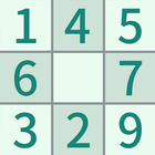 Sudoku. Puzle lógico. icono