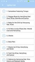 Harrysong: Top Songs & Lyrics capture d'écran 1