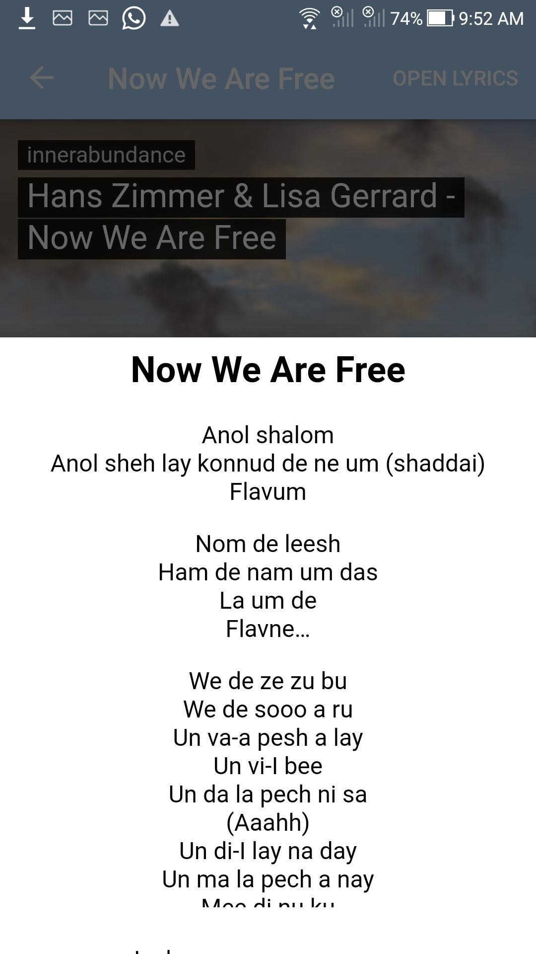 Lisa Gerrard Top Song Lyrics For Android Apk Download Lisa Gerrard Top Song Lyrics For Android Apk Download