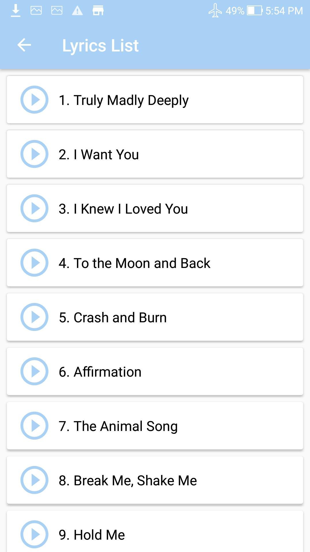 Savage Garden Top Song Lyrics For Android Apk Download