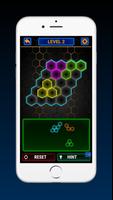 Glow Block Hexa Puzzle syot layar 1