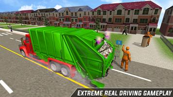 City Trash Truck Simulator-Waste Transporter 2019 スクリーンショット 1