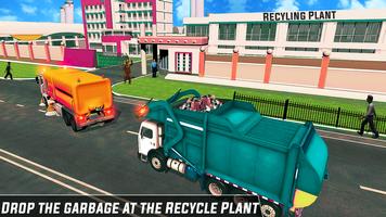 City Trash Truck Simulator-Waste Transporter 2019 screenshot 3