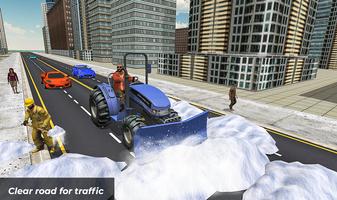 Grand Snow Clean Road Driving  capture d'écran 2