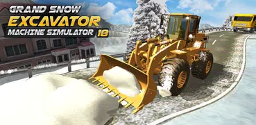 Grand Snow Excavator Machine Simulator 21