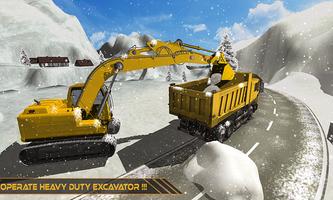 Grand Snow Excavator Machine Simulator 21 syot layar 1