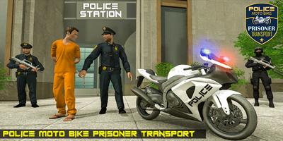 Police Bike Prisoner Transport Affiche