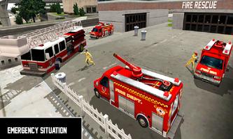 911 Rescue team Fire Truck Dri screenshot 3
