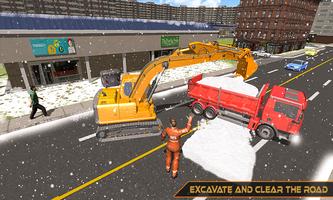 Snow Heavy Excavator Loader Simulator 19 ảnh chụp màn hình 3