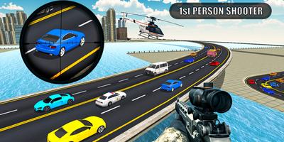 Traffic Sniper Shooting Combat 2019 Screenshot 1