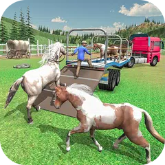 War Horse Transporter Sim 3D - Horse Family Truck APK Herunterladen