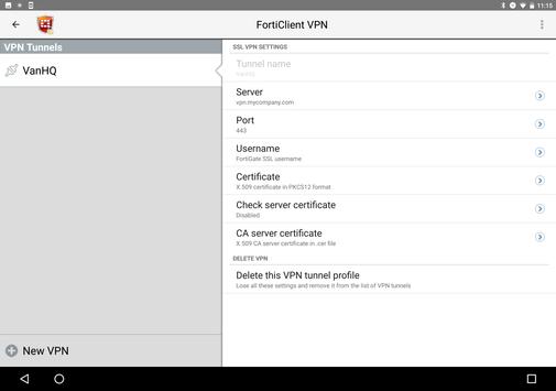 FortiClient VPN 截图 6