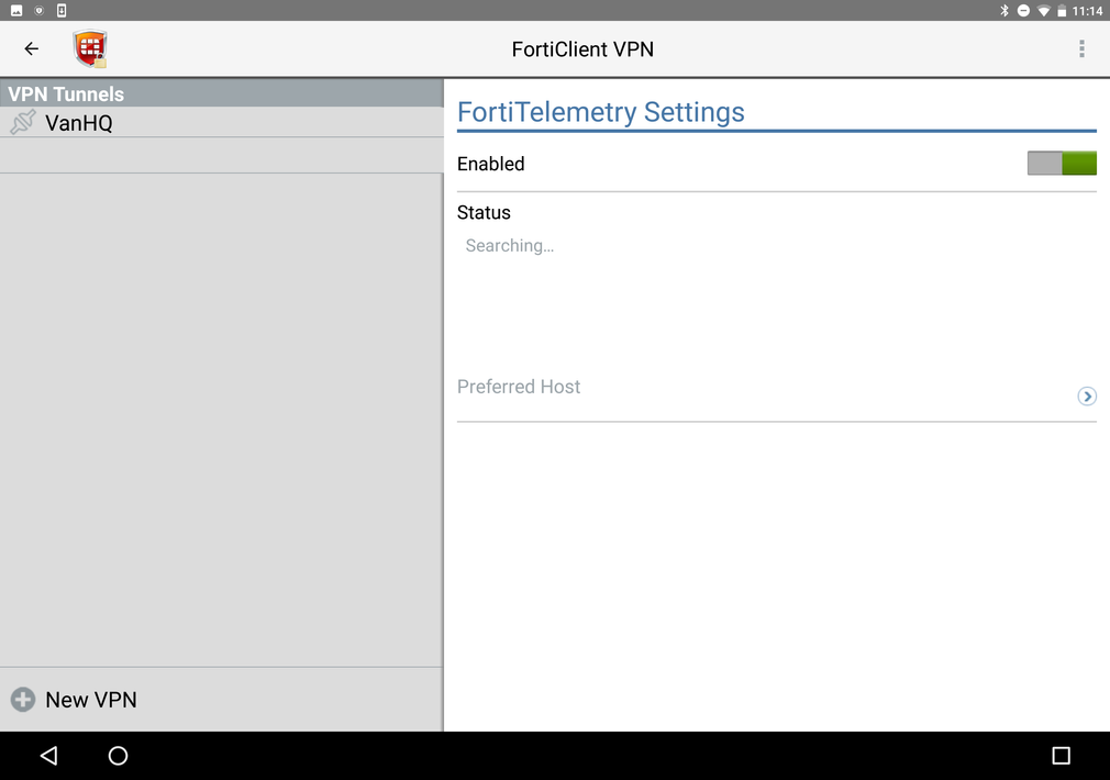 FortiClient VPN screenshot 9