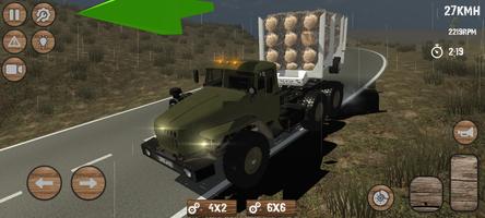 Russian Truck Simulator الملصق