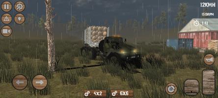 Russian Truck Simulator تصوير الشاشة 1
