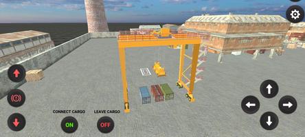 Simulateur de Grue d'Usine Affiche