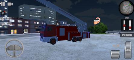 Camion de Pompier Réaliste capture d'écran 3