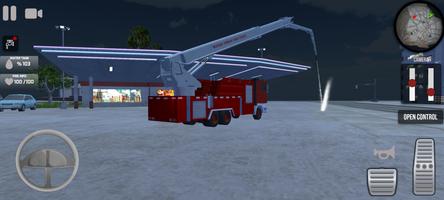 Camion de Pompier Réaliste capture d'écran 2