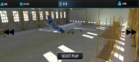 3 Schermata simulatore di aeroplano